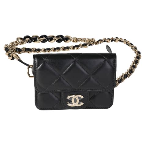 chanel belt bag black|chanel belt bag 2021.